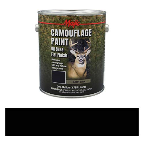 Majic Paints 8-0851-1 Camouflage Paint, 1-Gallon, Black