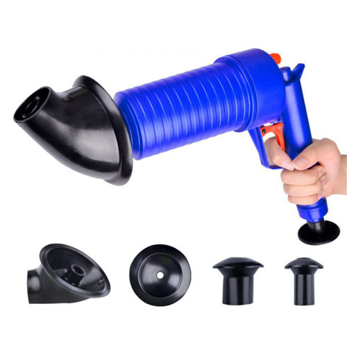 YWHWLX Air Power Toilet Plunger, Drain Clog Remover Tools, High Pressure Drain Blaster Gun Powerful Toilet Plunger-Blue for Bath/Toilet/Sink/Floor Drain/Kitchen Clogged Pipe YWHWLX Air Power Toilet Plunger, Drain Clog Remover Tools, High Pressure Drain Blaster Gun Powerful Toilet Plunger-Blue for Bath/Toilet/Sink/Floor Drain/Kitchen Clogged Pipe