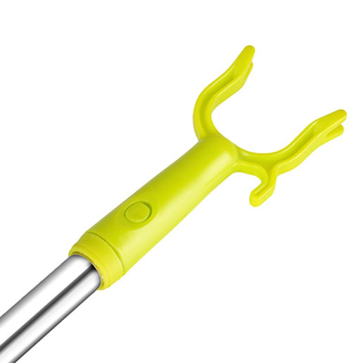 Extending Reach Sticks/Closet Stick Pole/Stainless Steel Telescopic Pole Clothes Hooks Hanger Poles Adjustable Clothesline Pole