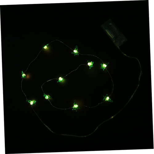 BESTOYARD 2 Pcs Christmas Decorative String Lights Christmas Tree Shape String Lights Christmas Tree String Lights LED String Light para De Mujer Interior Pentagram Plastic