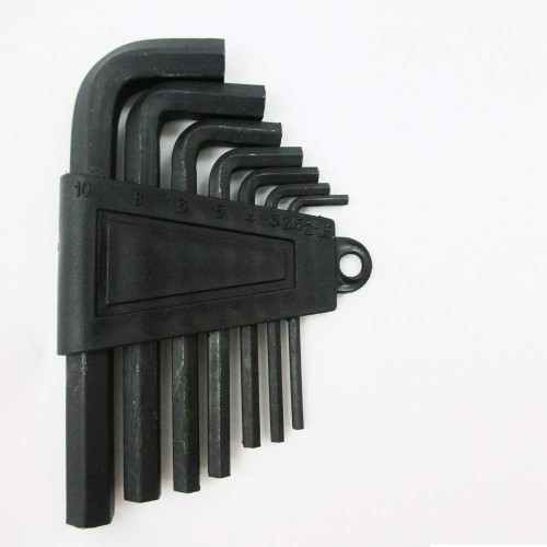13pc Metric Hex Key Allen Wrench Set Long Short Arm End W/Holder Sae Set Tools