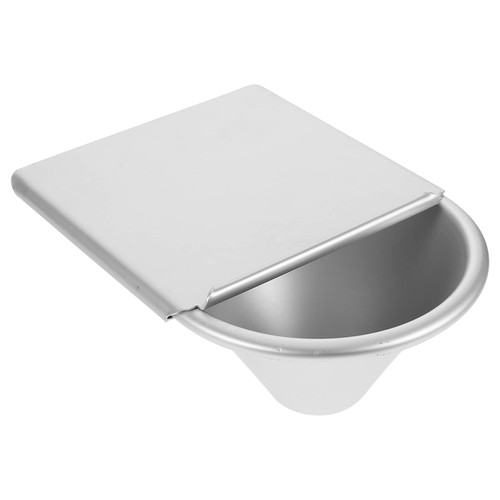 Hemoton Round Decorative Tray Egg Tart Molds Aluminum Mini Pie Pan Tart Baking Tins for Tart Chocolate Cupcake Cake Pan Cookie Pudding Molds Baking Supplies 12X6. 4CM Circle Stencil