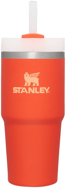 Stanley Quencher H2.0 FlowState Stainless Steel Vacuum Insulated Tumbler with Lid and Straw for Water, Iced Tea or Coffee, Smoothie and More, Tigerlily, 14 oz