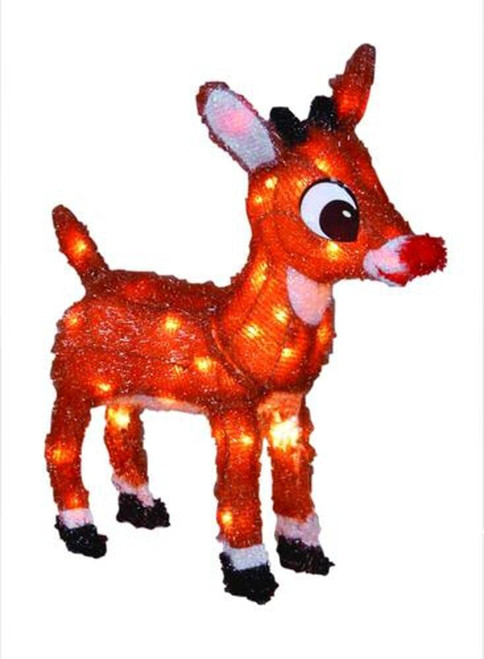 Holiday Home Lighted Rudolph The Red Nosed Reindeer Sculpture Decoration Pre Lit Display Outdoor Christmas Yard Decoration Garden Yard Art Holiday Winter Display Holiday Home Lighted Rudolph The Red Nosed Reindeer Sculpture Decoration Pre Lit Display Outdoor Christmas Yard Decoration Garden Yard Art Holiday Winter Display
