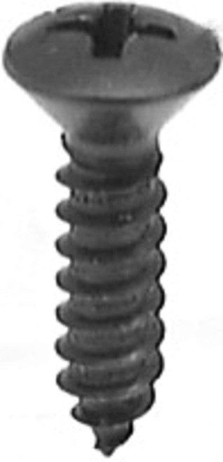 100#10 X 3/4" Phillips Oval Head Tapping Screws Black Oxide