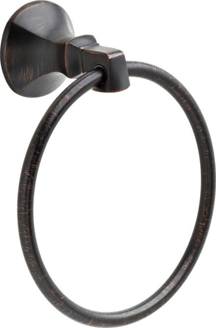 DELTA FAUCET 76446-RB Ashlyn Wall Mounted Towel Ring in SpotShield Venetian Bronze