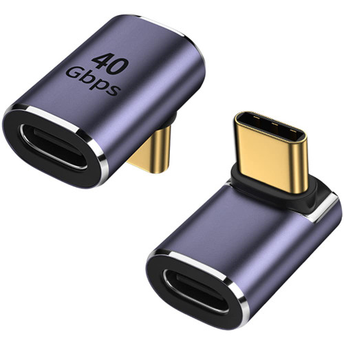 AuviPal 90 Degree Right Angle USB C Male to USB C Female Adapter, Up and Down USB Type C Adapter Extender for Steam Deck, Switch, Notebook, PC, Tablet, Phone and More - 2 Pack AuviPal 90 Degree Right Angle USB C Male to USB C Female Adapter, Up and Down USB Type C Adapter Extender for Steam Deck, Switch, Notebook, PC, Tablet, Phone and More - 2 Pack