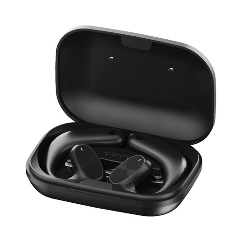 Open Ear Headphones Wireless Bluetooth Running Earbuds with Earhooks Air Conduction Headphones Waterproof Over The Ear Wireless Earbuds for Gym Cycling Workout Sport Open Ear Earbuds with Ear Hook