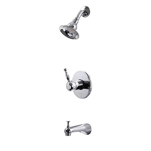 Dyconn Faucet SS311-CHR   Pearl Polished Chrome Single Handle Tub and Shower Faucet System