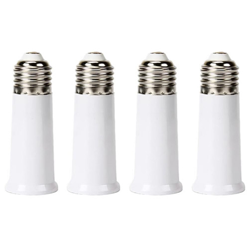 E26 Socket Extender, E26 to E26 Lamp Socket, 9.5CM/3.74 Inch Socket Extension Adapter,E26 to E26 Lamp Bulb Socket Extension, Lamp Holder Adapter (4 Pack)