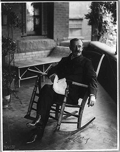 HistoricalFindings Photo: Winfield Scott Schley,1839-1911,Rear Admiral in United States Navy,Rocking Chair