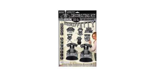 SKD Halloween Bone Appetit 10 Piece Decorating Kit