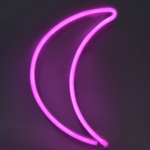 YINMZNG Moon Neon Sign with Base Neon Lights for Table Decor USB & Battery Powered LED Lamps for Bedroom Living Room Neon Night Light for Home Decoration Wedding Christmas Birthday Party YINMZNG Moon Neon Sign with Base Neon Lights for Table Decor USB & Battery Powered LED Lamps for Bedroom Living Room Neon Night Light for Home Decoration Wedding Christmas Birthday Party
