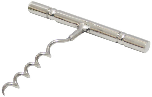 nu steel Cork Screw, Shiny Stainless Steel