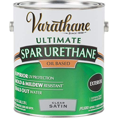 RUST-OLEUM 9332 Varathane Gallon Satin Exterior Spar Urethane