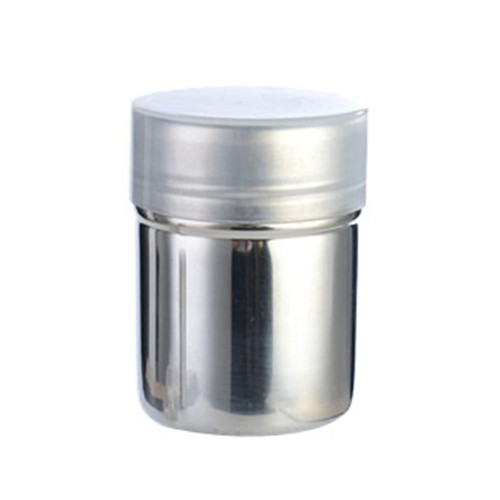Powder Dredger, Stainless Steel Fine Mesh Coffee Chocolate Powder Dredger Sifter Duster Shaker - S
