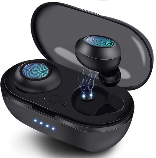 Futurebatt Inc Waterproof Bluetooth 5.3 True Wireless Earbuds, Touch Control,30H Cyclic Playtime TWS Headphones with Charging Case and mic, in-Ear Stereo