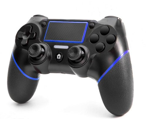 PPCgrop Wireless PS4 Controller Remote Controller Compatible with PS4/Slim/Pro, Wireless Gams Controller with Dual Vibration, 6-Axis Motion, Audio Function, Mini LED Indicator