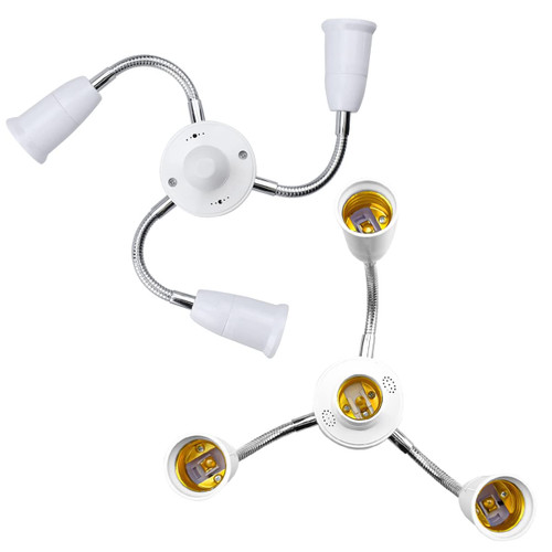 E26/E27 Light Socket Splitter 4 in 1 1PCS Socket Adapter Bulb Lamp Holder Adapter Lengthen Standard LED Bulbs Holder Base Adapter Converter 360 Degrees Rotation Adjustable (Light Splitter 4 in 1) E26/E27 Light Socket Splitter 4 in 1 1PCS Socket Adapter Bulb Lamp Holder Adapter Lengthen Standard LED Bulbs Holder Base Adapter Converter 360 Degrees Rotation Adjustable (Light Splitter 4 in 1)