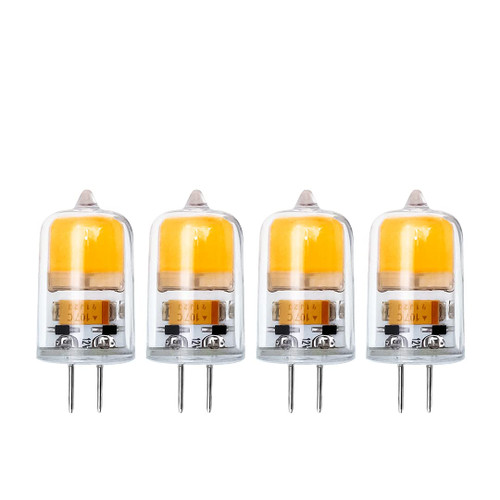 DA DANG JIA G4 LED Bulb 12V Dimmable, JC Bi-Pin Base Light Bulbs 2W 2700K Warm White 20W-30W T3 Halogen Bulb Replacement Landscape Bulbs 4pcs