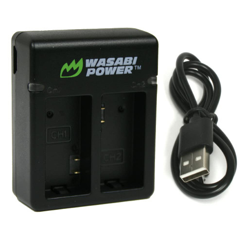 Wasabi Power Dual USB Battery Charger for GoPro HERO3, HERO3+ and GoPro AHBBP-301, AHDBT-301, AHDBT-302 Wasabi Power Dual USB Battery Charger for GoPro HERO3, HERO3+ and GoPro AHBBP-301, AHDBT-301, AHDBT-302