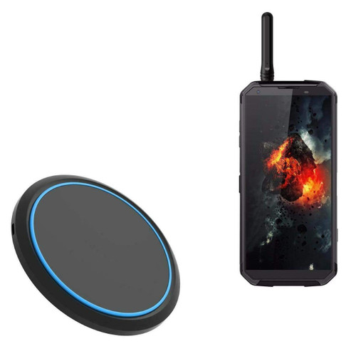BoxWave Charger Compatible with Blackview BV9700 Pro - SwiftCharge PowerDisc Wireless Charger (15W) with Wireless Chargers That Require QC3.0 minicube, Qi Wireless 15W Circular Desktop Charger BoxWave Charger Compatible with Blackview BV9700 Pro - SwiftCharge PowerDisc Wireless Charger (15W) with Wireless Chargers That Require QC3.0 minicube, Qi Wireless 15W Circular Desktop Charger