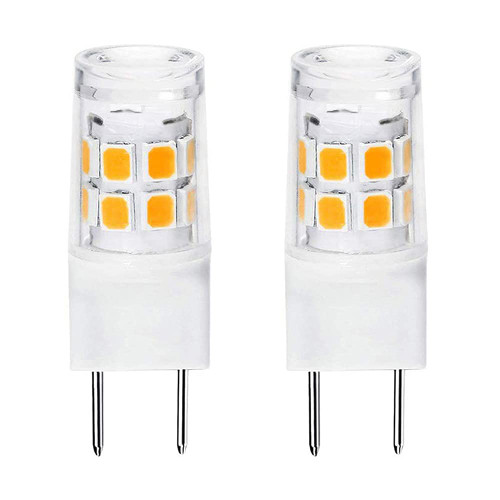 G8 LED Bulb 3W WB25X10019 Microwave Light Bulbs 20W Halogen Bulb Replacement for GE Microwave Oven T4 Bi-Pin Base 120V Warm White 3000K, 2-Pack