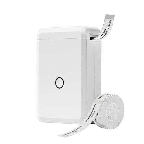 Label Maker Machine with Tape, D110 Portable Bluetooth Label Maker for Storage, Office, Home, Organizing, Small Smart Phone Handheld Sticker Maker Mini Label Maker with Multiple Templates, Inkless
