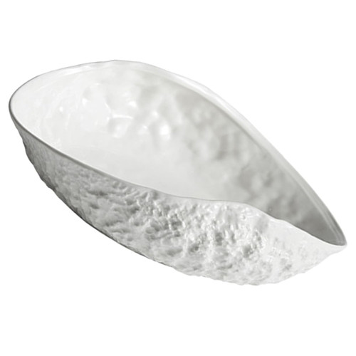 BESTOYARD ceramic salad bowl candy bowl ceramic dinner plates dinner plates ceramic delicate food plates ceramic seashell shaped dish soup bowl snack plate white office light luxury ceramics