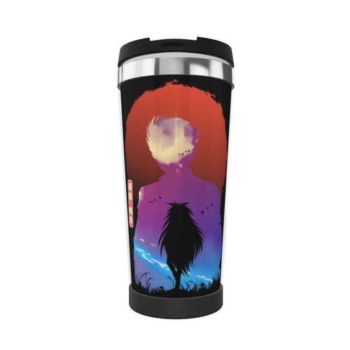 UKEWEI Yuyu Hakusho Yusuke Urameshi Double Insulated Coffee Cup Anime Portable Stainless Steel Cups Fashion Travel Mugs