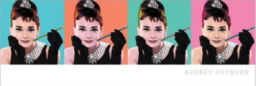 Pyramid America Audrey Hepburn Pop Art Cool Wall Decor Art Print Poster 36x12