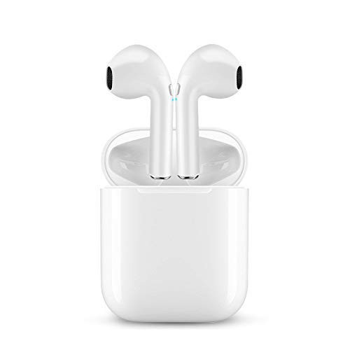 Bluetooth 5.0 Wireless Earbuds,True Wireless Bluetooth Headphones with Deep Bass HiFi 3D Stereo Sound,Built-in Mic with Portable Charging Case for AIRPODS Smartphones and Laptops Bluetooth 5.0 Wireless Earbuds,True Wireless Bluetooth Headphones with Deep Bass HiFi 3D Stereo Sound,Built-in Mic with Portable Charging Case for AIRPODS Smartphones and Laptops