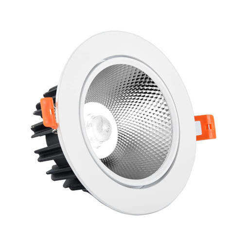 SDUYTDG COB Ceiling Light Spotlight Led Recessed Lighting 2 Inch 3 Inch 4 Inch Adjustable Angle Downlight 3-20W 3000K/4000K/6000K Selectable Aluminum LED Can Light