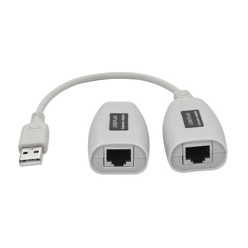 SinLoon USB Over RJ45,RJ45 Cat Extension Cable USB 2.0 to RJ45 LAN Extension Adapter Over Cat5 Cat5e Cat6 Cable Connector Up, USB to RJ45 Adapter to 150ft Length