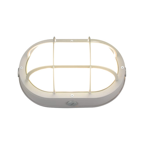 LEONLITE 12" LED Bulkhead Light Outdoor, 10W Oval Nautical Bulkhead Light Fixture, ETL & ES Listed, Wet Location, 700lm, Aluminum, Exterior Marine Bulkhead Wall Light, 3000K Warm White