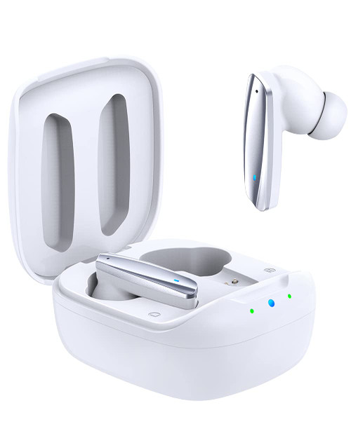 True Wireless Stereo Bluetooth Earbuds with Charging Case, Bluetooth 5.0 in-Ear Stereo Headphones, Built-in Mic, Premium Sound Earphones, Deep Bass, HiFi Audio, Sports White True Wireless Stereo Bluetooth Earbuds with Charging Case, Bluetooth 5.0 in-Ear Stereo Headphones, Built-in Mic, Premium Sound Earphones, Deep Bass, HiFi Audio, Sports White