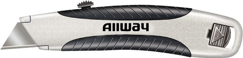 ALLWAY RSK Soft-Grip Retractable Utility Knife with 3 Blades