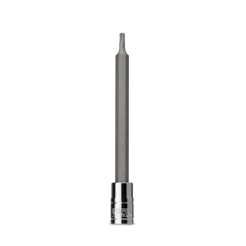 Capri Tools Long T10 Star Bit Socket, 1/4-Inch Drive