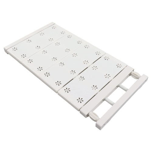 Closet Tension Shelf, Expandable Closet Tension Shelf No Drill Telescopic Wardrobe Tension Shelf Organizer for Cabinet Wardrobe Cupboard Kitchen Bedroom (50?80cm / 19.7?31.5in Length)