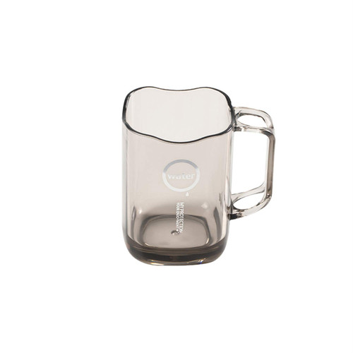 LHTCZZB Convenient Draining Mouthwash Cup Transparent Cup Body Household Simple Tooth Brushing Cup Couple Cup Wash Cup Creative Cute Plastic Toothbrush Cup (Blue/Pink)