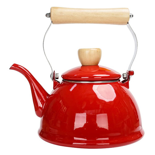 Hemoton Enamel Tea Pot Thickened Water Boiling Kettle Enamel Water Kettle, Retro Enamel Tea Pot Enameled Tea Kettles China Tea Kettle for Stovetop (Red/ 1. 4L) Hemoton Enamel Tea Pot Thickened Water Boiling Kettle Enamel Water Kettle, Retro Enamel Tea Pot Enameled Tea Kettles China Tea Kettle for Stovetop (Red/ 1. 4L)