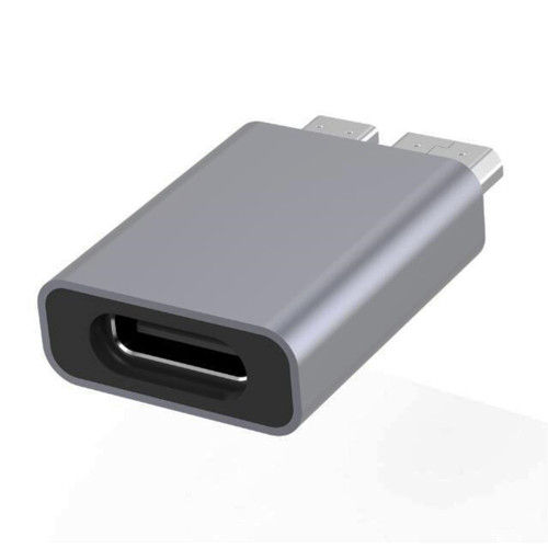 SHANFEILU USB C to Micro B Adapter Type C to Micro B Cable Converter Micro B Male to USB C 3.0 Female Charging Data Sync Adapter for HDD Tablet Laptop