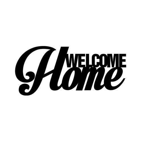 Welcome Home Doors Home Decor Wall Art Murals Removable Wall Stickers for Playroom Living Room Bike Outdoors Vinyl 22in