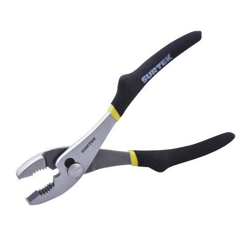 SURTEK Slip Joint Pliers - 10" Utility Plier with Wire Cutter & Forged Steel Construction - 910