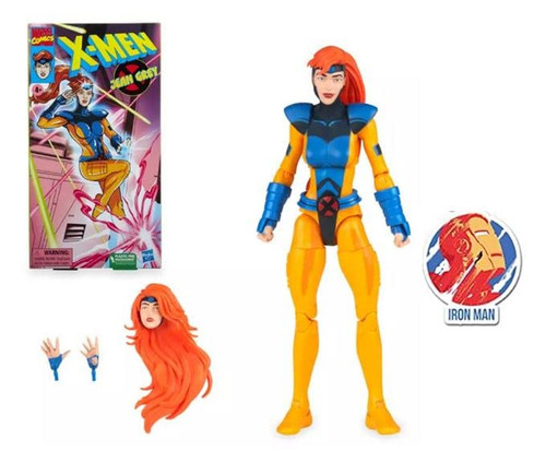 Marvel Legends Series - X-Men Animated Series - Articulated Action Figure w Sticker (Jean Grey)