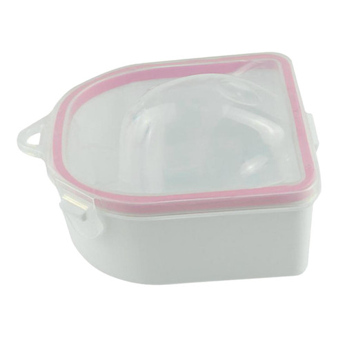 Almencla Nail Soaking Bowl Manicure Bowl Easy to Use Accessory Professional Durable Gel Polish Dip Powder Remover Nail Soak Off Bowl for Hands Salon