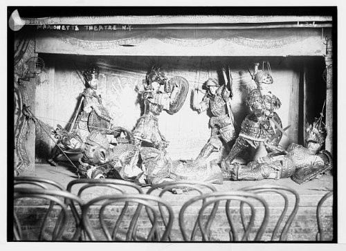 HistoricalFindings Photo: Marionette Theater,New York,NY,Chairs,Stage,Marionettes HistoricalFindings Photo: Marionette Theater,New York,NY,Chairs,Stage,Marionettes