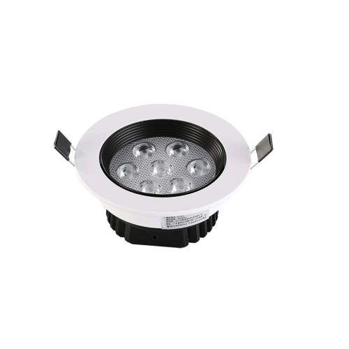 MGOR Sturdy White Recessed Aluminum Downlight Energy, Star LED Grille Panel Ceiling Lights Spotlight Embedded for Commercial Home Illumination, Embedded Integrated Spotlight Ceiling Fixture