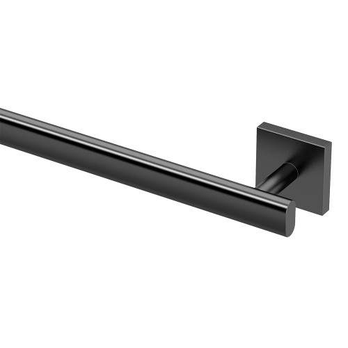 Gatco 4051MX Elevate Bathroom Towel Bar, 18-inch, Matte Black