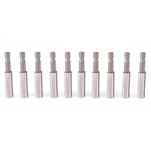 10Pcs Magnetic Screwdriver Extension Socket Drill Bit Holder 1/4" Hex Power Tools Set